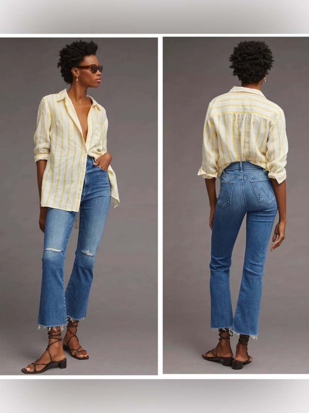 Mother The Hustler Ankle Fray Jeans in Can’t Stop Staring Wash